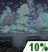 Tuesday Night: Isolated showers.  Partly cloudy, with a low around 80. Southeast wind 5 to 7 mph.  Chance of precipitation is 10%.
